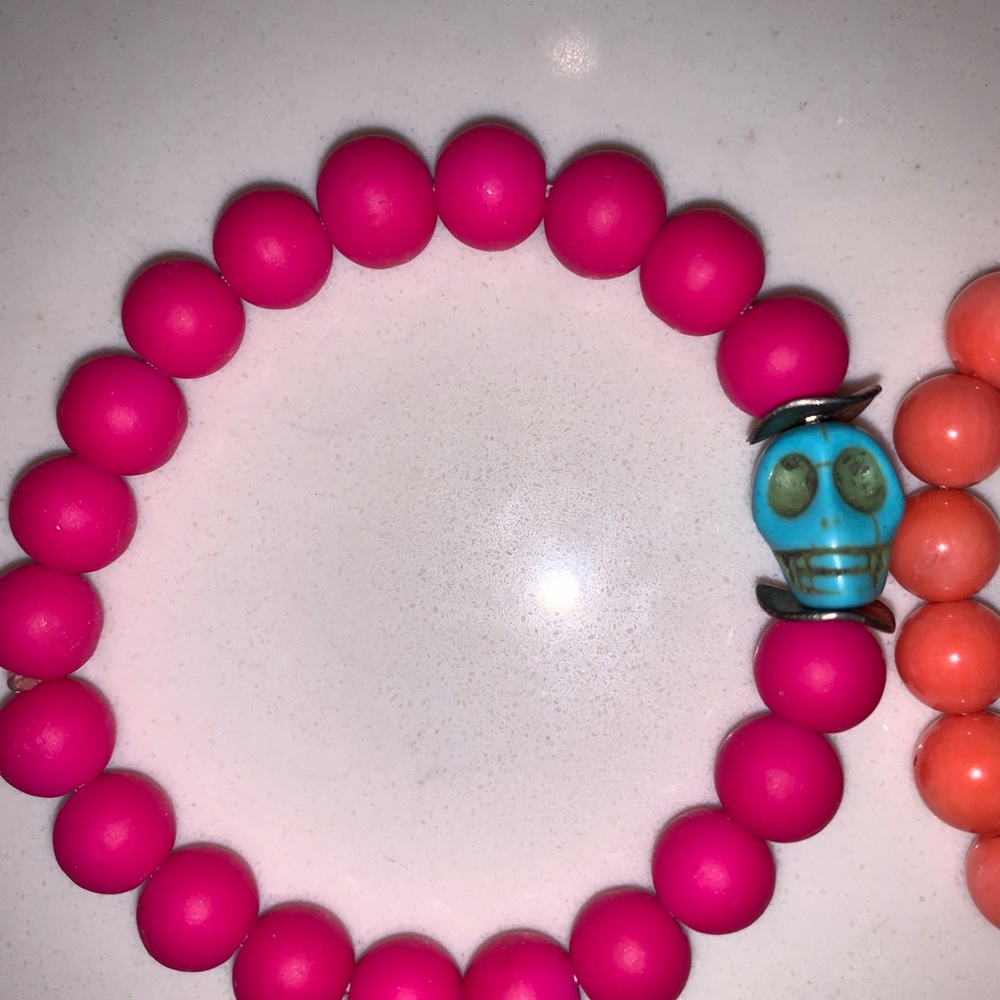 Fun skull bracelet set - Picture 5 of 7